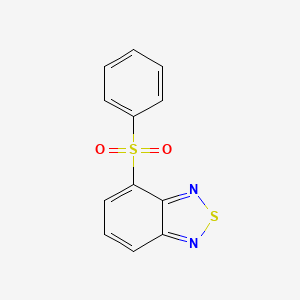 molecular formula C12H8N2O2S2 B5548016 4-(苯磺酰基)-2,1,3-苯并噻二唑 