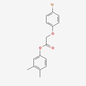 molecular formula C16H15BrO3 B5548020 3,4-dimethylphenyl (4-bromophenoxy)acetate 