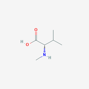 molecular formula C6H13NO2 B554803 N-甲基-L-缬氨酸 CAS No. 2480-23-1