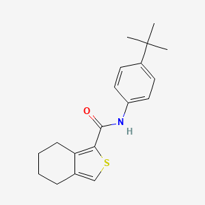 molecular formula C19H23NOS B5548041 4-叔丁基苯基-4,5,6,7-四氢-2-苯并噻吩-1-甲酰胺 