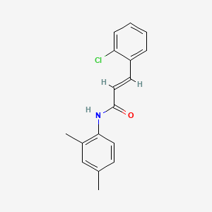 molecular formula C17H16ClNO B5548153 3-(2-chlorophenyl)-N-(2,4-dimethylphenyl)acrylamide 