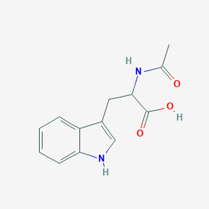 molecular formula C13H14N2O3 B554828 N-乙酰-DL-色氨酸 CAS No. 87-32-1