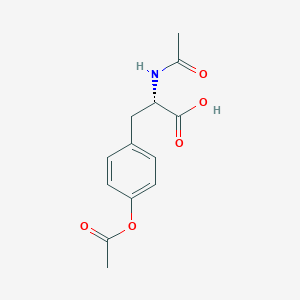 B554845 (S)-2-Acetamido-3-(4-acetoxyphenyl)propanoic acid CAS No. 17355-23-6