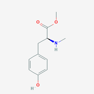B554847 Methyl (2S)-3-(4-hydroxyphenyl)-2-(methylamino)propanoate CAS No. 70963-39-2