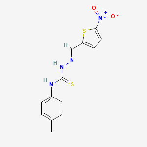 5-nitro-2-thiophenecarbaldehyde N-(4-methylphenyl)thiosemicarbazone