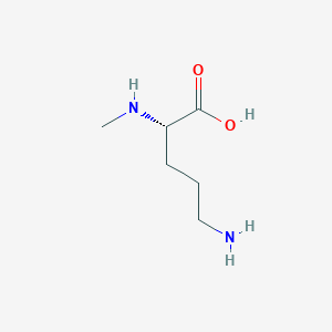 molecular formula C6H15ClN2O2 B554858 L-Ornithine, N2-methyl- CAS No. 16748-29-1