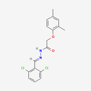 N'-(2,6-dichlorobenzylidene)-2-(2,4-dimethylphenoxy)acetohydrazide