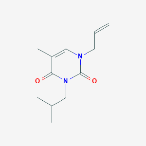 molecular formula C12H18N2O2 B5548831 1-allyl-3-isobutyl-5-methyl-2,4(1H,3H)-pyrimidinedione 