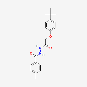 N'-[(4-tert-butylphenoxy)acetyl]-4-methylbenzohydrazide