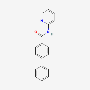 molecular formula C18H14N2O B5549008 N-2-pyridinyl-4-biphenylcarboxamide 
