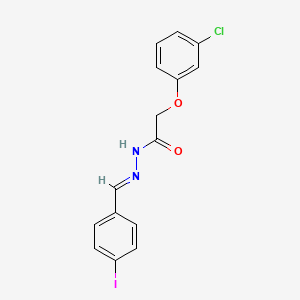 2-(3-chlorophenoxy)-N'-(4-iodobenzylidene)acetohydrazide