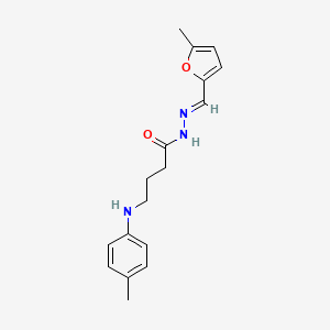 N'-[(5-methyl-2-furyl)methylene]-4-[(4-methylphenyl)amino]butanohydrazide
