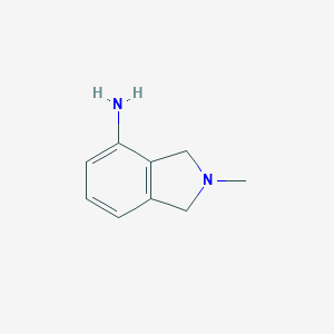 molecular formula C9H12N2 B055493 2-甲基异吲哚啉-4-胺 CAS No. 122993-59-3