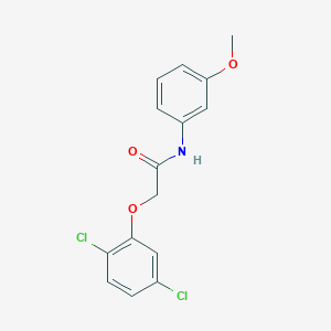 molecular formula C15H13Cl2NO3 B5549305 2-(2,5-dichlorophenoxy)-N-(3-methoxyphenyl)acetamide 
