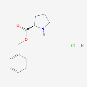 molecular formula C12H16ClNO2 B554964 L-脯氨酸苄酯盐酸盐 CAS No. 16652-71-4