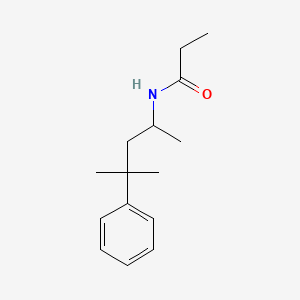 N-(1,3-dimethyl-3-phenylbutyl)propanamide