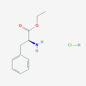 molecular formula C11H16ClNO2 B554976 L-苯丙氨酸乙酯盐酸盐 CAS No. 3182-93-2