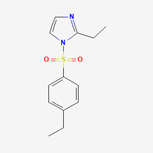 molecular formula C13H16N2O2S B5549776 2-ethyl-1-[(4-ethylphenyl)sulfonyl]-1H-imidazole 