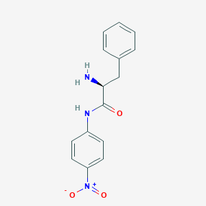 molecular formula C15H15N3O3 B554980 (S)-2-氨基-N-(4-硝基苯基)-3-苯基丙酰胺 CAS No. 2360-97-6