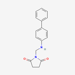 1-[(4-biphenylylamino)methyl]-2,5-pyrrolidinedione