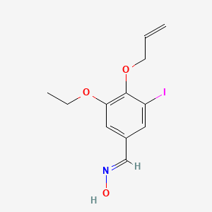 4-(allyloxy)-3-ethoxy-5-iodobenzaldehyde oxime