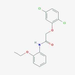molecular formula C16H15Cl2NO3 B5549985 2-(2,5-dichlorophenoxy)-N-(2-ethoxyphenyl)acetamide 