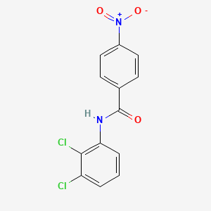 molecular formula C13H8Cl2N2O3 B5550083 N-(2,3-dichlorophenyl)-4-nitrobenzamide 