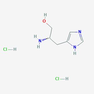 molecular formula C6H13Cl2N3O B555029 盐酸-L-组氨酸醇 CAS No. 1596-64-1