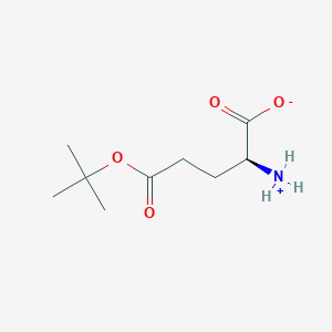 molecular formula C9H17NO4 B555033 L-Glutamic acid 5-tert-butyl ester CAS No. 2419-56-9