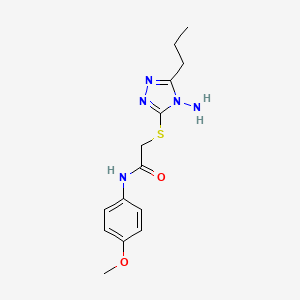 molecular formula C14H19N5O2S B5550345 MFCD03536393 