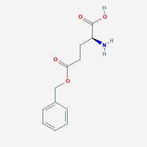 molecular formula C12H14NO4- B555038 gamma-Benzyl L-glutamate CAS No. 1676-73-9