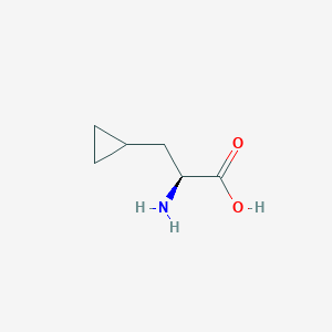 molecular formula C6H11NO2 B555057 (s)-2-Amino-3-cyclopropylpropanoic acid CAS No. 102735-53-5