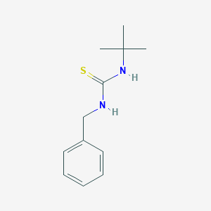 molecular formula C12H18N2S B5550624 N-苄基-N'-(叔丁基)硫脲 CAS No. 14327-01-6