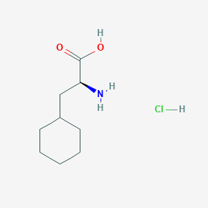 molecular formula C9H18ClNO2 B555064 (S)-2-氨基-3-环己基丙酸盐酸盐 CAS No. 25528-71-6