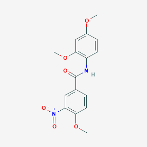 N-(2,4-dimethoxyphenyl)-4-methoxy-3-nitrobenzamide