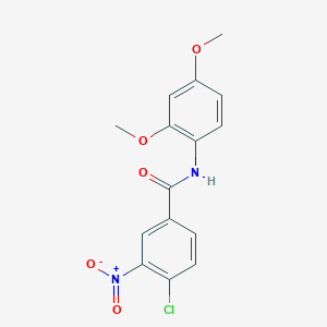 4-chloro-N-(2,4-dimethoxyphenyl)-3-nitrobenzamide