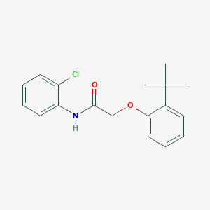molecular formula C18H20ClNO2 B5550869 2-(2-tert-butylphenoxy)-N-(2-chlorophenyl)acetamide 