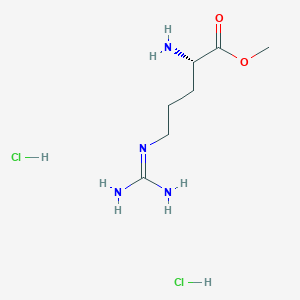 molecular formula C7H18Cl2N4O2 B555088 甲基 L-精氨酸二盐酸盐 CAS No. 26340-89-6