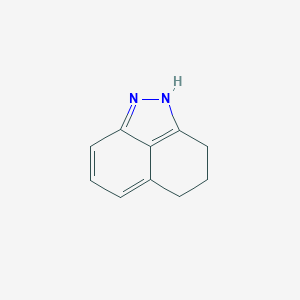 molecular formula C10H10N2 B055509 1,3,4,5-Tetrahydrobenzo[cd]indazole CAS No. 111254-68-3