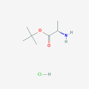 molecular formula C7H16ClNO2 B555101 叔丁基 l-丙氨酸盐酸盐 CAS No. 13404-22-3