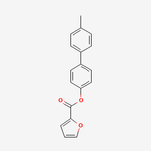 molecular formula C18H14O3 B5551270 4'-甲基-4-联苯基2-呋喃酸酯 