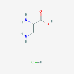 molecular formula C3H9ClN2O2 B555142 3-氨基-L-丙氨酸盐酸盐 CAS No. 1482-97-9