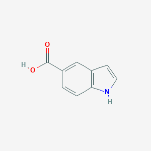 molecular formula C9H7NO2 B555147 Indole-5-carboxylic acid CAS No. 1670-81-1