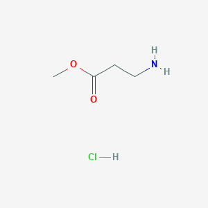 molecular formula C4H10ClNO2 B555160 盐酸甲基3-氨基丙酸酯 CAS No. 3196-73-4