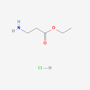 molecular formula C5H12ClNO2 B555161 Ethyl 3-aminopropanoate hydrochloride CAS No. 4244-84-2