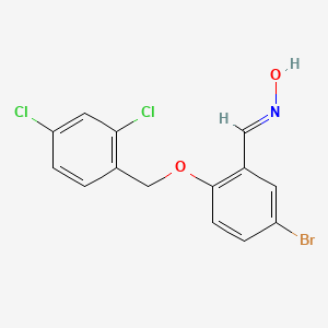5-bromo-2-[(2,4-dichlorobenzyl)oxy]benzaldehyde oxime