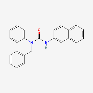 molecular formula C24H20N2O B5551798 N-benzyl-N'-2-naphthyl-N-phenylurea 