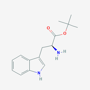 molecular formula C15H20N2O2 B555183 (S)-tert-Butyl 2-amino-3-(1H-indol-3-yl)propanoate CAS No. 16874-09-2