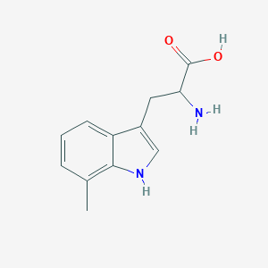 molecular formula C12H14N2O2 B555185 7-甲基-DL-色氨酸 CAS No. 17332-70-6