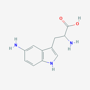 molecular formula C14H20N4O4 B555190 5-氨基-DL-色氨酸 CAS No. 6383-69-3